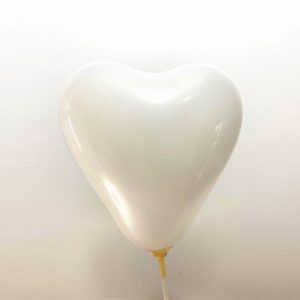 Heart Shape White 10 PCS