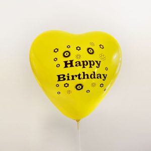 Heart Shape Happy Birthday 10 PCS