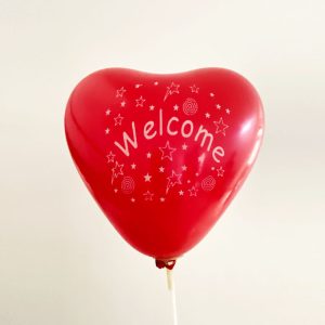 Heart Shape Welcome 10 PCS