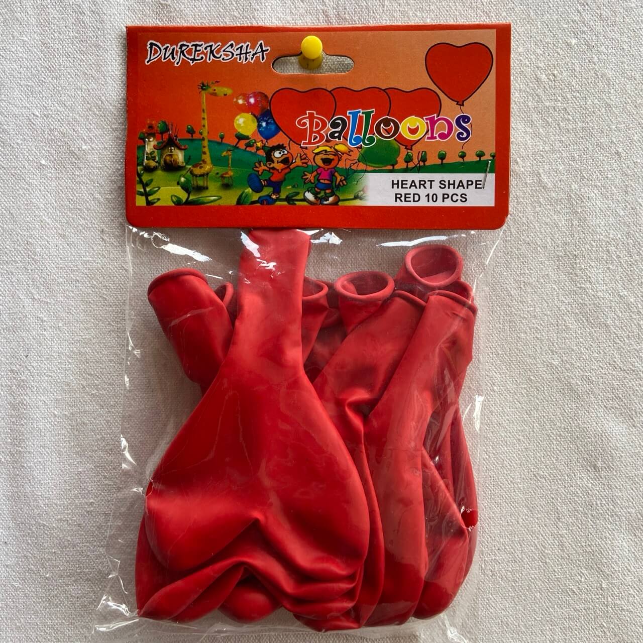 Heart Shape Red 10 PCS