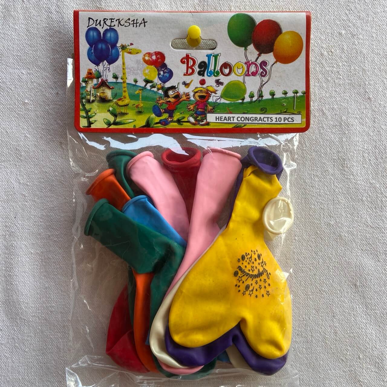 Heart Shape Congratulation 10 PCS